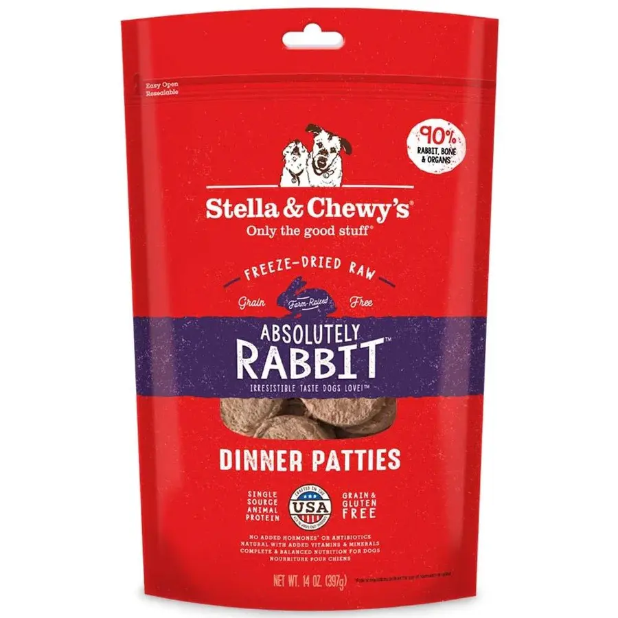 Stella & Chewy’s Wild weenies grain free chicken recipe freeze dried raw dog treats
