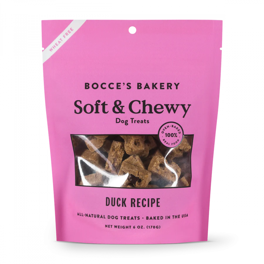 Bocce’s Bakery Soft & Chewy Duck Recipe Dog Treats