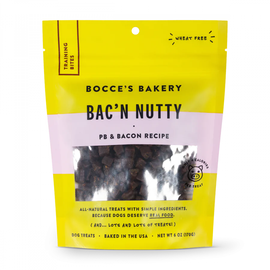 Bocce’s Bakery Every Day Bac’n Nutty Training Bites Dog Treats